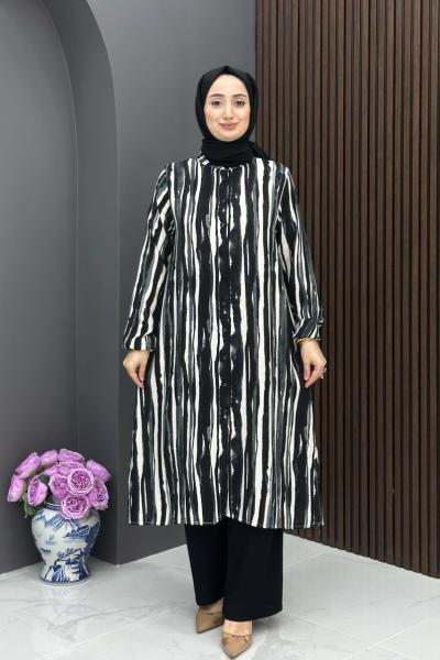 Firuze Takım - Siyah  Siyah