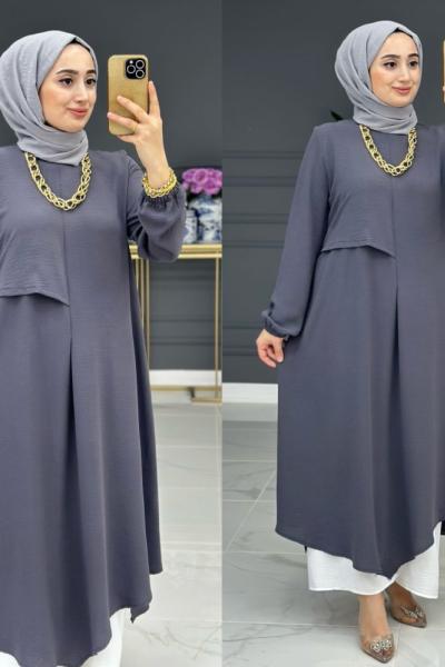 Flower Takım - Gri Gri