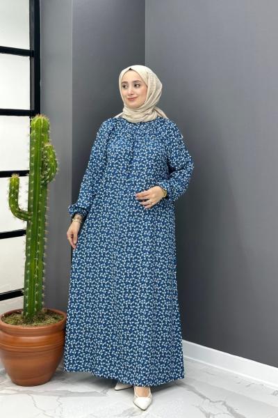 Funda Elbise - Mavi Mavi