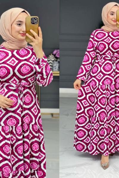 Garden Elbise - Pembe Pembe