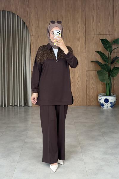 Gonca Takım-Kahverengi Kahverengi