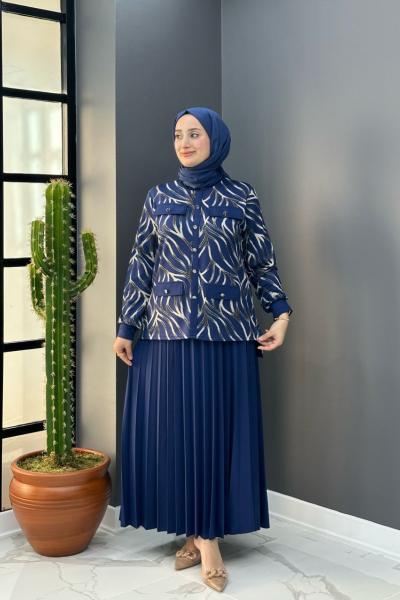 Grand Etekli Takım - İndigo  Mavi