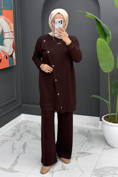 Gülcan Takım - Kahve  Kahverengi
