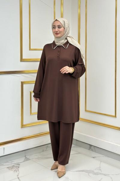 Gülen Takım - Kahve  Kahverengi