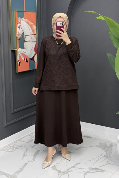 Gülendam Etekli Takım - Kahve Acı Kahve