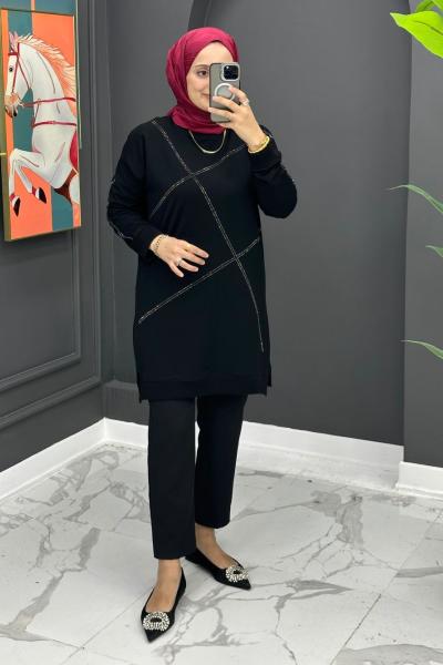 Gülşah Tunik - Siyah  Siyah