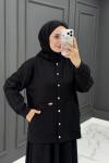 Güneş Etekli Takım - Siyah  Siyah
