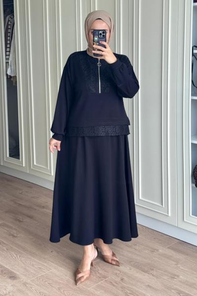 Hanan Etekli Takım - Siyah  Siyah