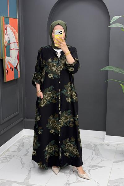 Hande Elbise - Yeşil  Yeşil