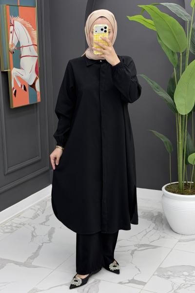 Hanife Uzun Takım - Siyah Siyah