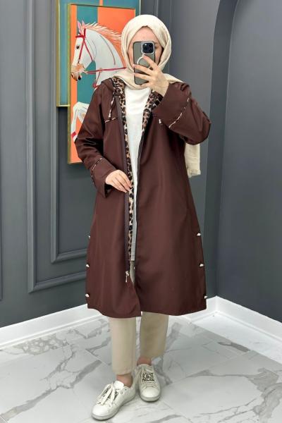 Hasret Trench - Kahve Kahverengi