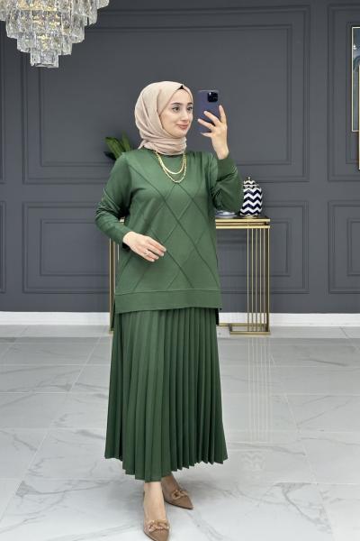 hatice etekli takım - yeşil Yeşil