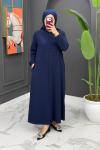 Hatice Uzun Kap - Lacivert  Lacivert