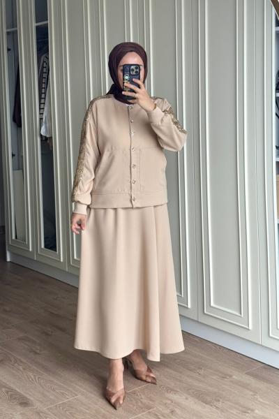 Havva Etekli Takım - Vizon  Vizon