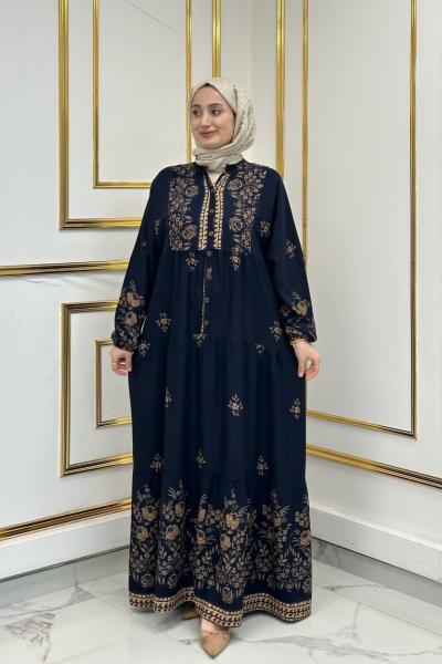 Hilay Elbise - Lacivert  Lacivert