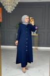 Hüda fitilli uzun takım -laci Lacivert