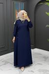 İdil Elbise - laci Lacivert