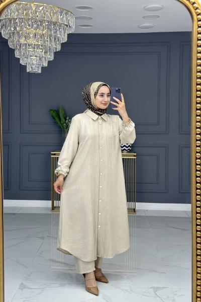 ilayda takım -  bej  Bej