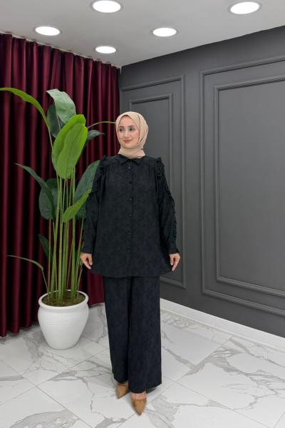 İpekyol Takım-Siyah Siyah