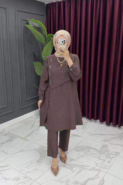 İrem Takım-Kahverengi Kahverengi
