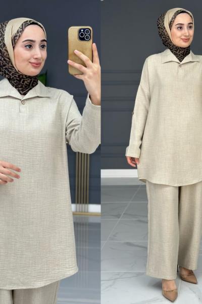 İsmigül Takım -  Bej Bej