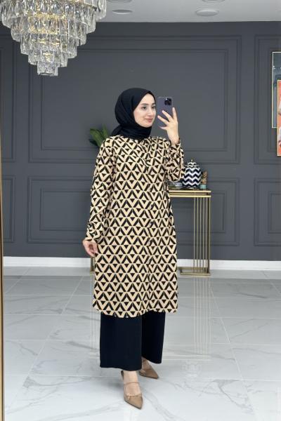 Karla tunik - krem Krem