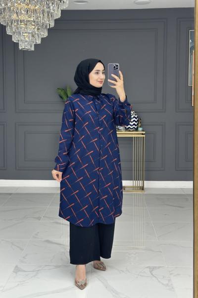 Kenza tunik - Laci Lacivert