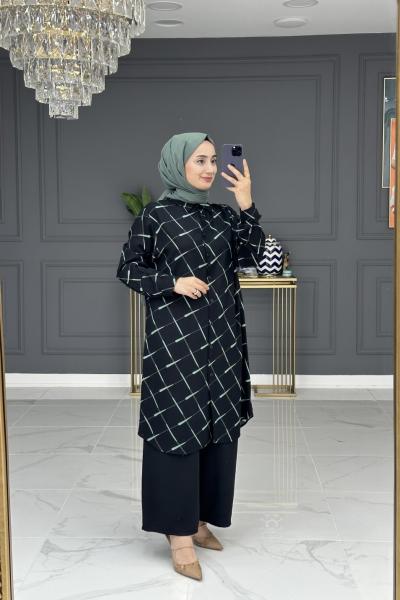 Kenza tunik - Yeşil Yeşil