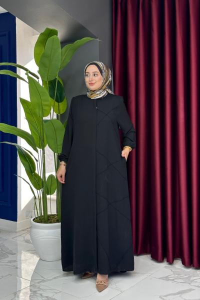 Kıymet Ferace - Siyah  Siyah