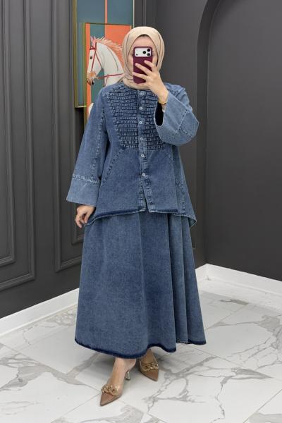 Kot Etekli Takım  Mavi