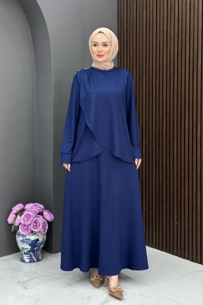 Lale Etekli Takım - İndigo  Mavi