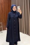 Lamia Uzun Takım - Lacivert Lacivert