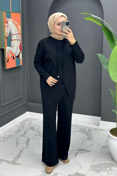 Lazer Kesim Oysho Takım - Siyah  Siyah