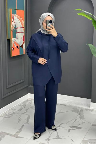 Lazer Kesim Oysho Takım - Lacivert Lacivert