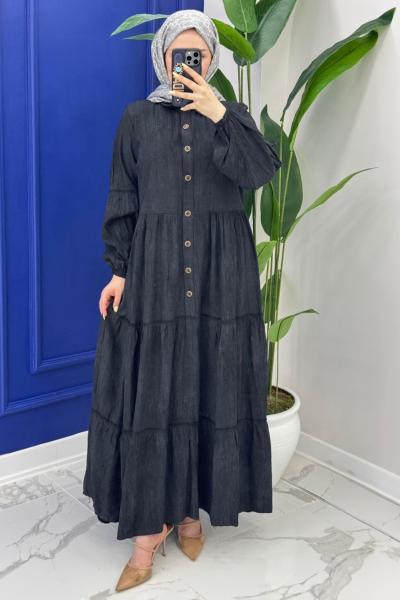 Leydi Elbise -Siyah  Siyah