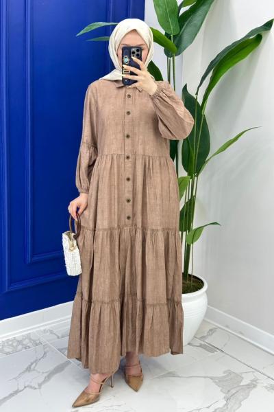 Leydi Elbise - Camel  Camel