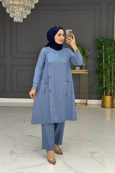 leyla takım - mavi Mavi