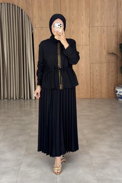 Lina Takım-Siyah Siyah