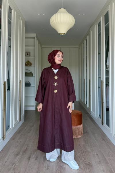 Liva Kot Kimono-Mürdüm Mürdüm