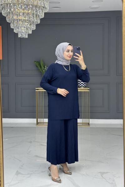 Mango takım - laci Lacivert