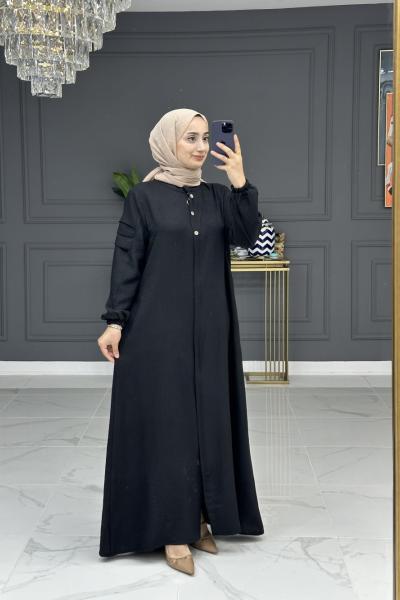 Mehir ferace - siyah Siyah