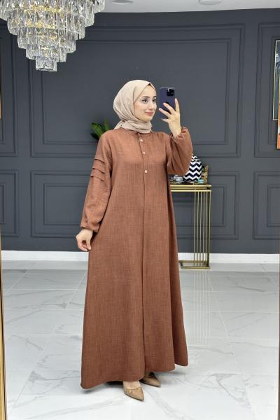 Mehir ferace - kahve Kahverengi