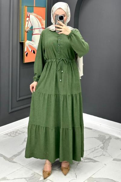 Meral Elbise - Yeşil  Yeşil