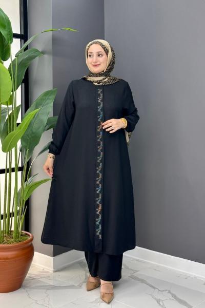 Meriç Uzun Takım - Siyah  Siyah