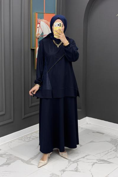 Mersa Etekli Takım - Lacivert Lacivert