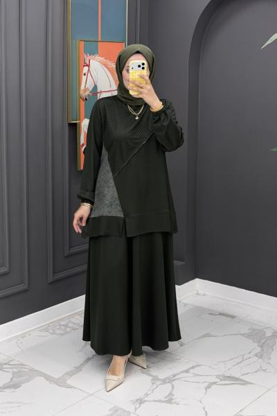 Mersa Etekli Takım - Haki Haki