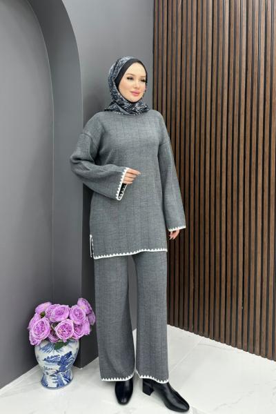 Mesude Takım - Gri Gri