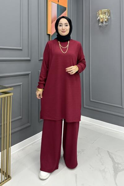 Mihra Takım - Bordo Bordo