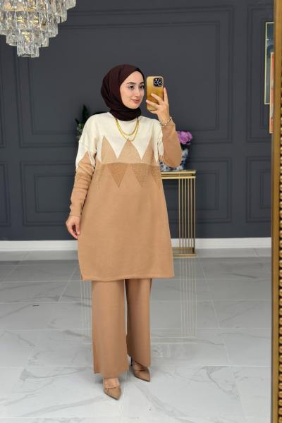 Mihriban Triko Takım - Vizon Vizon