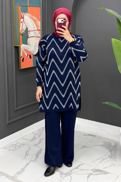 Milen Triko Takım - Lacivert Lacivert